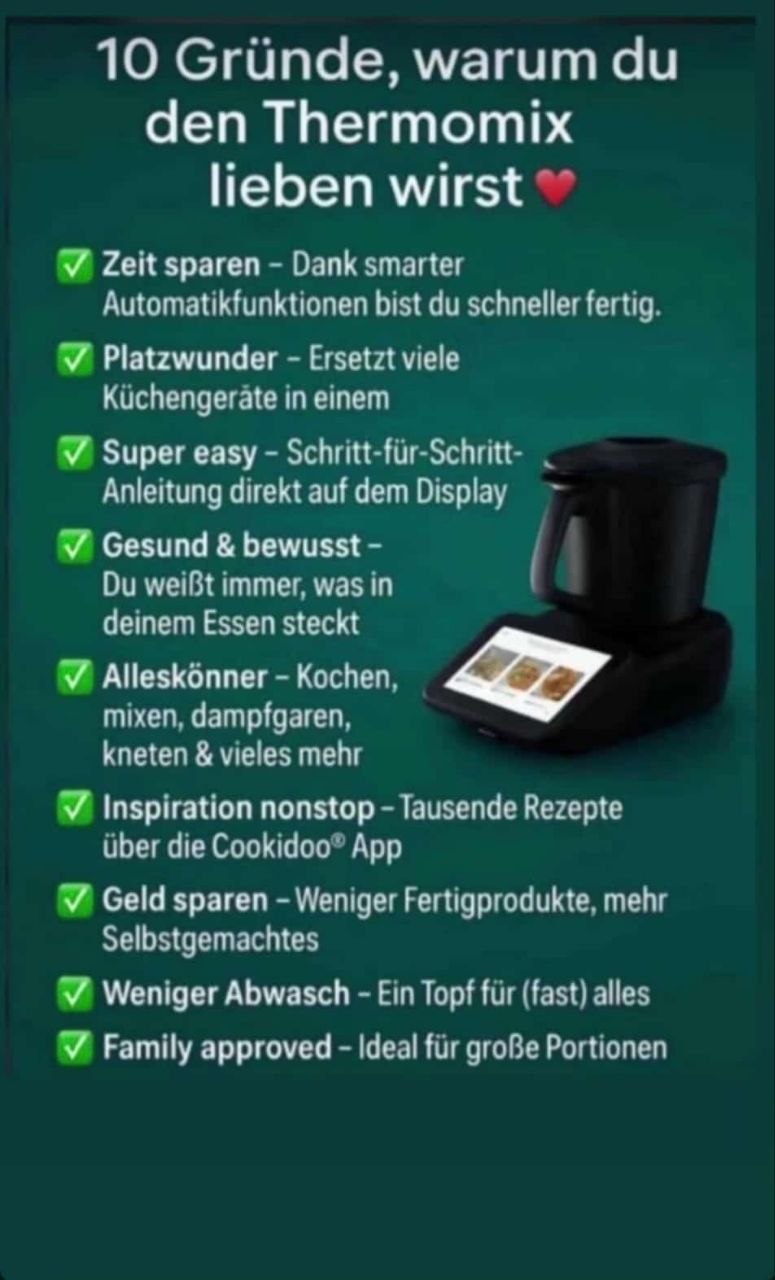 10 Gründe für den Thermomix
